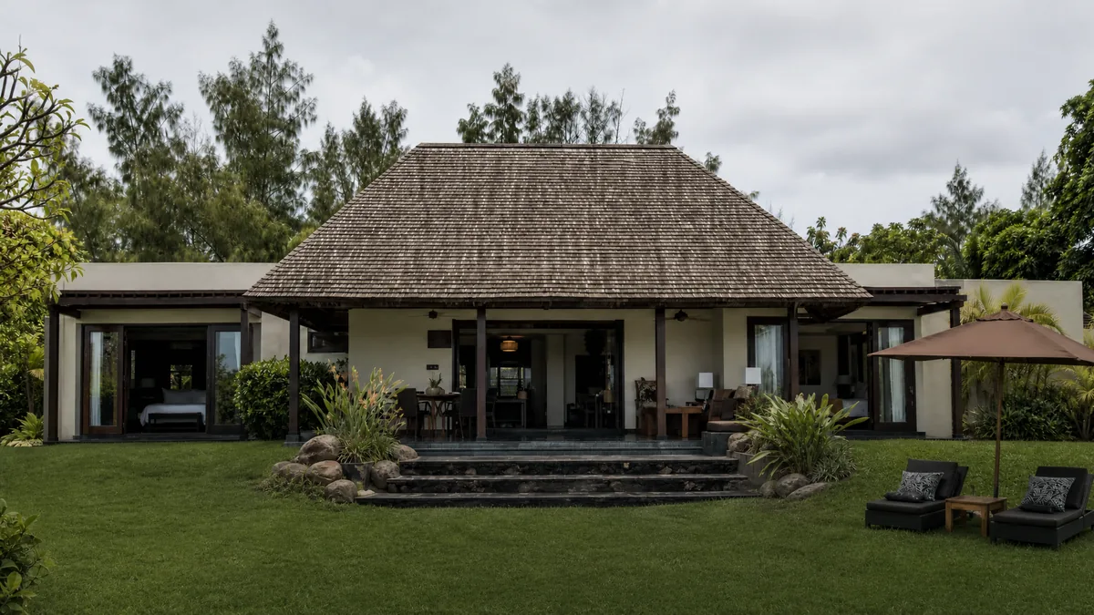 Modern-Balinese villa render